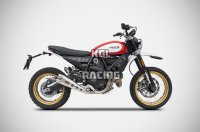 ZARD pour Ducati Scrambler 800 Desert Sled (EURO 4) Homologer Slip-On silencieux Low special edition INOX