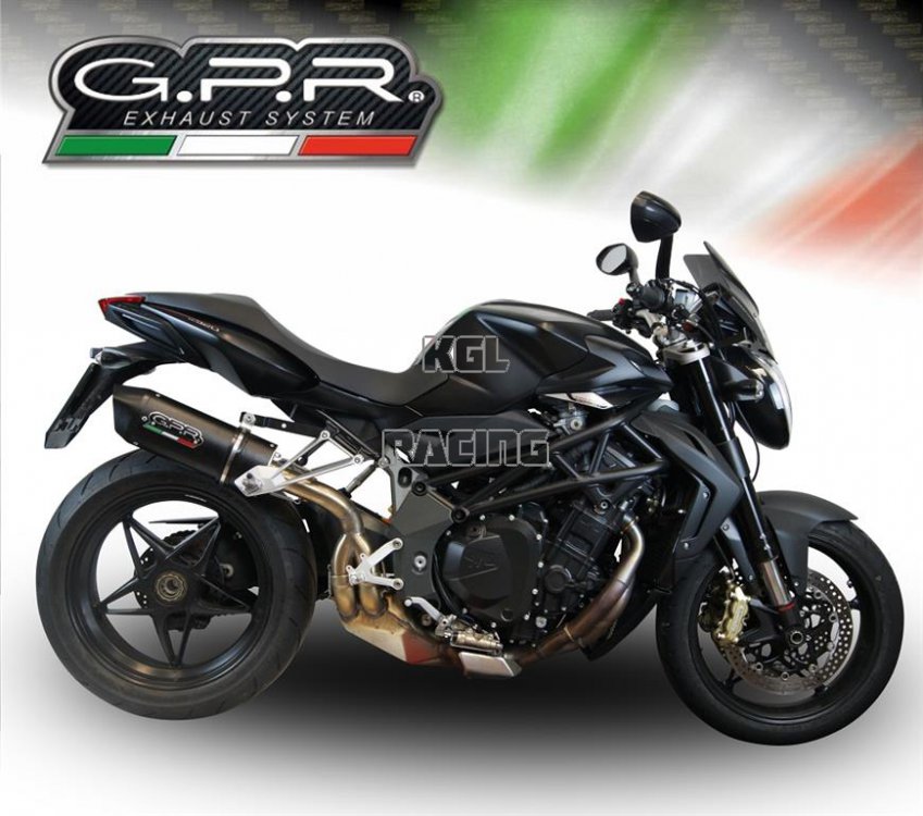 GPR for Mv Agusta Brutale 910 S - R 2005/11 - Homologated Slip-on - Furore Poppy - Click Image to Close