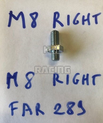 FAR mirror adapter M8 Right to M8 Right - FAR289 - Click Image to Close