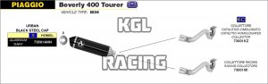 Arrow pour Piaggio BEVERLY 400 TOURER 2008-2011 - Collecteur racing pour pot Urban
