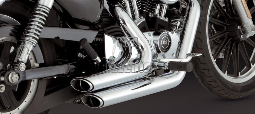Vance & Hines Harley Davidson Sportster '04-'13 - FULL SYSTEM SHORTSHOTS STAGGERED - Click Image to Close