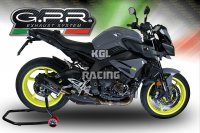 GPR pour Yamaha Mt-10 / Fj-10 2016/20 Euro4 - Homologer Slip-on - Furore Evo4 Nero