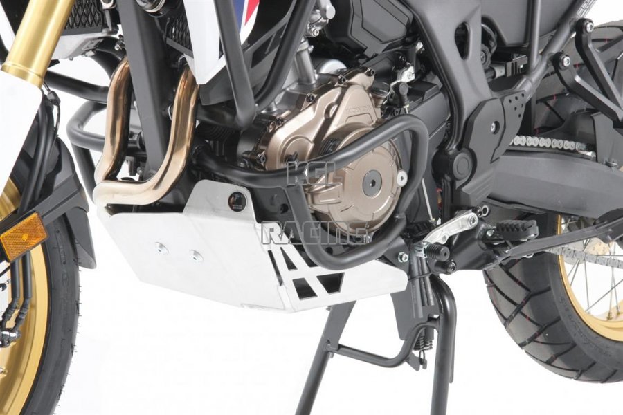 Skid plate Hepco&Becker - Honda CRF 1000 Africa Twin Bj.2018 - Aluminium bruched - Click Image to Close