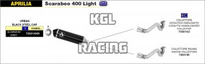 Arrow voor Aprilia SCARABEO 400 Light 2006-2011 - Racecollector voor Urban Exhaust