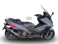 GPR for Kymco Ak 550 2017/20 - Racing with dbkiller not homologated Full Line - Furore Nero