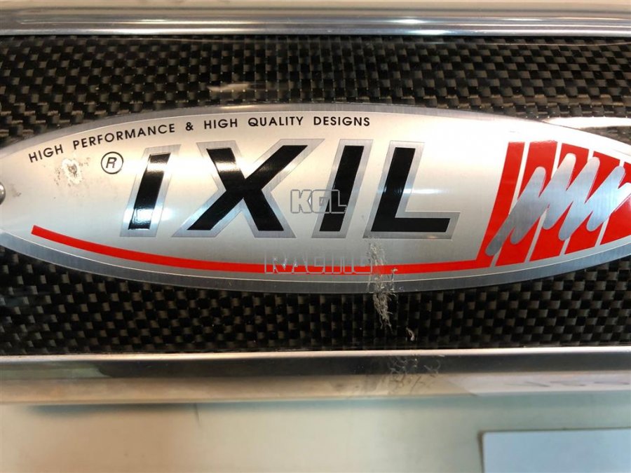 IXIL silencer Universal ROUND ALU/CARBON, right (120) - PROMO - Click Image to Close