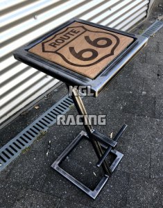 Bar stool in metal with logo (your choice)
