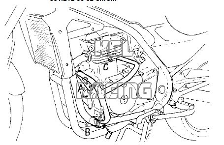 Valbeugels voor Kawasaki ER-5 '01-'05 - (motor) - Klik op de afbeelding om het venster te sluiten