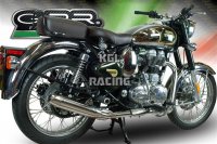 GPR for ROYAL ENFIELD CLASSIC / BULLET EFI 500 2009/16 RACING SLIP-ON EXHAUST SYSTEM - DEEPTONE INOX - PROMO