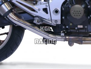 GPR voor Kawasaki Z 1000 2003/06 - Gekeurde Dubbele slip-on Demper - M3 Inox