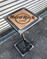 Bar stool in metal with logo (your choice)