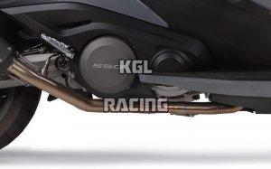 GPR voor Kymco Ak 550 2017/20 Euro4 - Gekeurde met katalisator Volledige uitlaat - GP Evo4 Poppy