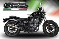 GPR for Honda Cmx 500 Rebel 2018/20 Euro4 - Homologated Slip-on - Powercone Evo