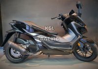 ENDY uitlaat demper voor HONDA FORZA 125 i.e. 2021 - EVO 2.1 BLACK