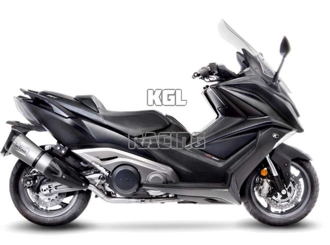 LEOVINCE for KYMCO - AK550 ABS 2017 > - FACTORY-S full system STAINLESS STEEL - Click Image to Close