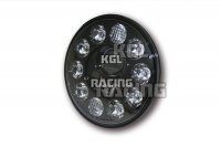 LED main headlight insert, 7 inch, black