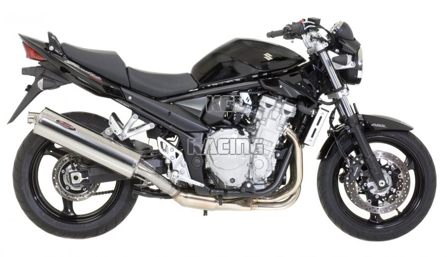 BOS silencer SUZUKI GSF 1250 Bandit 2007->> - BOS oval 120S Stainless steel polished - Click Image to Close