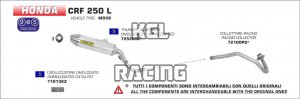 Arrow pour Honda CRF 250 L 2012-2013 - Kit catalyseur