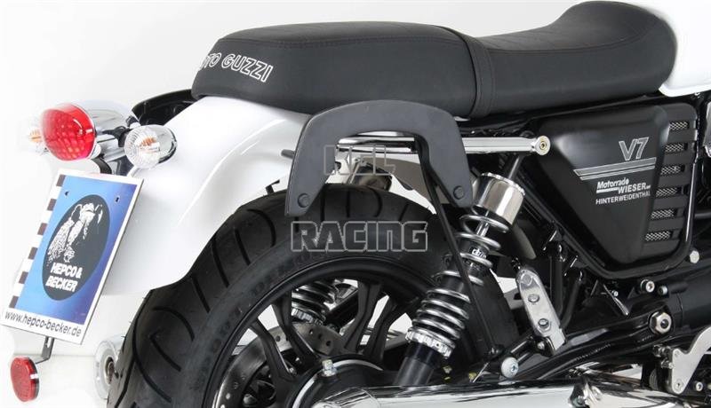 Hepco&Becker C-Bow sidecarrier - Moto Guzzi V7 classic - Black - Click Image to Close