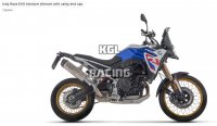 Arrow for BMW F 900 GS / Adventure 2024/2025 - Indy-Race Titanium silencer with carby end cap