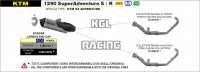 Arrow for KTM 1290 SuperAdventure S / R 2021-2022 - Sonora titanium Dark silencer with carby end cap