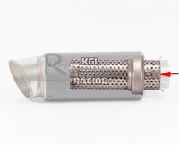 DB Killer universeel diameter 60 mm, ingang demper