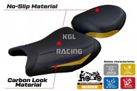 Zadelhoes compatibel met Suzuki GSX R 1300 Hayabusa 2021 - 2025 - model Denia - ZONDER LOGO - Goud