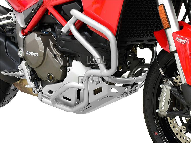 IBEX engine guard Ducati Multistrada 1200 BJ 2015-17 - Silver - Click Image to Close