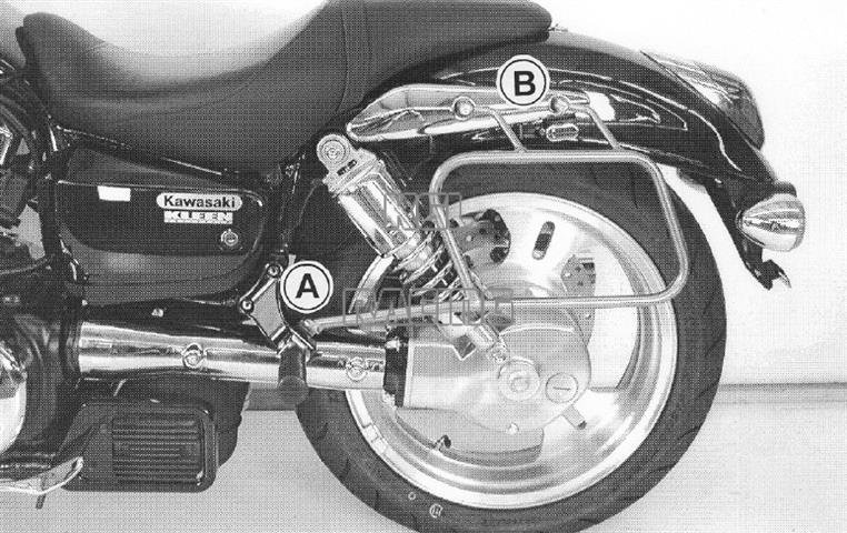 Leather Sac Racs Hepco&Becker - Kawasaki VN1500 MEAN STREAK - Click Image to Close