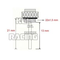 Indicateur de temperature de l'huile CAGIVA Elefant 900 E AC Lucky Expl. (5B ) Annee : 93->96