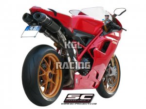 SC Project slip-on DUCATI 848 - 1098 - 1198 - Oval Carbon
