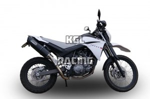 GPR for Yamaha Xt 660 X-R 2004/14 - Homologated with catalyst Double Slip-on - Furore Nero