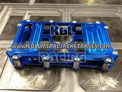 FMJ Case Iphone 4/ 4S Anodized blue - Click Image to Close