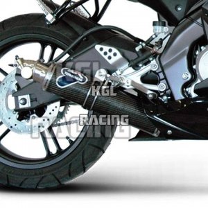 TERMIGNONI SYSTEME COMPLET pour Yamaha YZF R 125 08->12 ROND -INOX/CARBONE