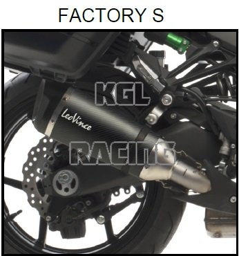 LEOVINCE for KAWASAKI Z 1000SX 2014-2016 - FACTORY S 2 SLIP-ON CARBON - Click Image to Close