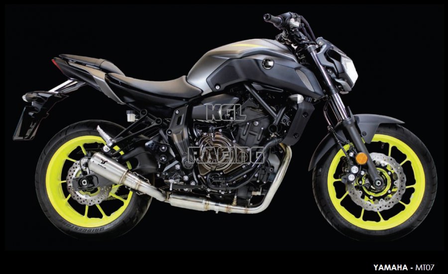 IXRACE for YAMAHA MT-07 (2014-2020) - Full system MK2 SERIES INOX - Click Image to Close
