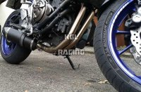 KGL Racing exhaust Yamaha MT-07 '14-> - DOUBLE FIRE TITANIUM BLACK