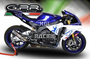 GPR pour Yamaha Yzf R1/R1-M 2015-16 Euro3 - Homologer Slip-on - M3 Titanium Natural