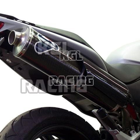 TERMIGNONI SLIP ON for Honda HORNET 600 03->06 OVALE -INOX/TITANE - Click Image to Close
