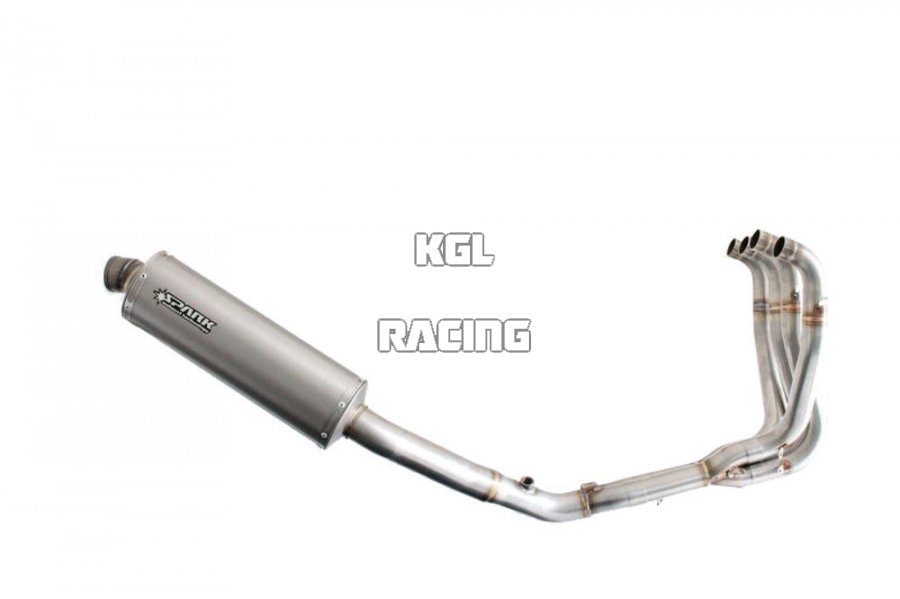 SPARK for KAWASAKI ZX 10 R (11-17) - FULL TITANIUM SYSTEM: silencer with TITANIUM collector - Stock version Force titanium - Click Image to Close