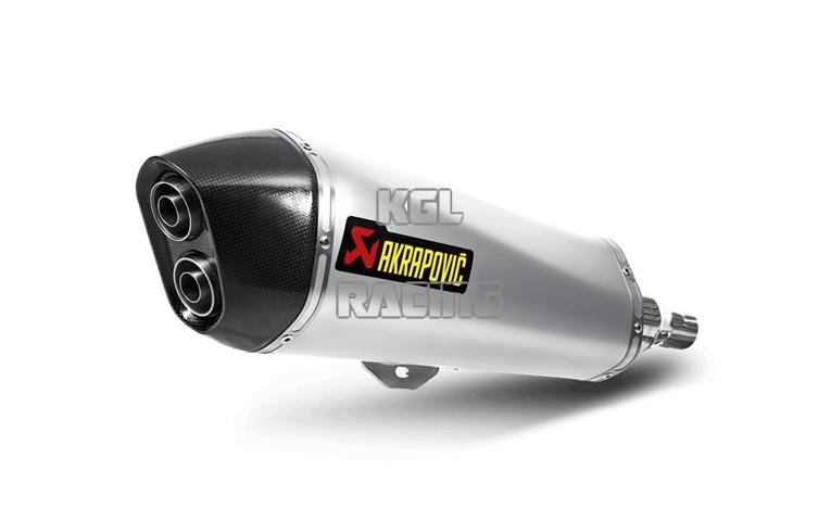 Akrapovic for GILERA Fuoco 500 07-16 Inox silencer homologated - Click Image to Close