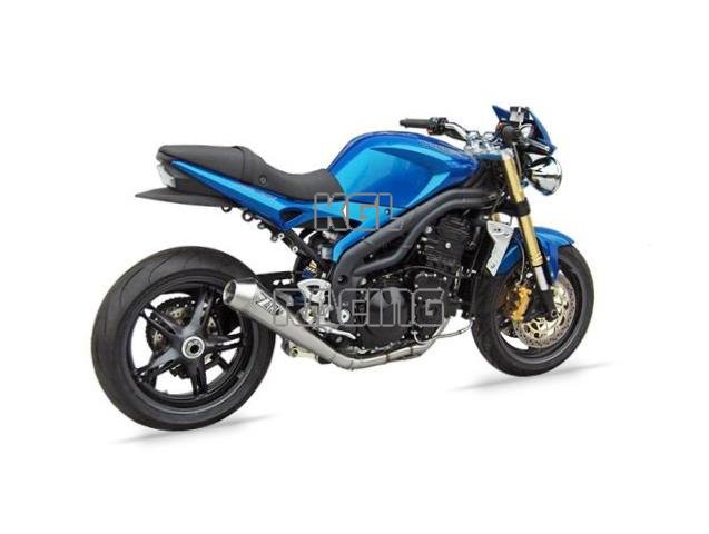ZARD for Triumph Speed Triple Bj. 05-06 Homologated Full System 3-1 + KAT konisch round Titan - Click Image to Close