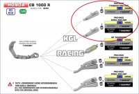 Arrow voor Honda CB 1000 R 2018/2020 - Pro-Race demper DARK Arrow voor Honda CB 1000 R 2018/2020 - Pro-Race demper DARK