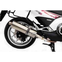 KGL Racing silencieux Honda NC 750 / X / S / Integra '14-> - OVALE TITANIUM