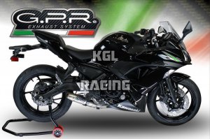 GPR for Kawasaki Ninja 650 2021/2022 Euro5 - Homologated with catalyst Full Line - Deeptone Inox