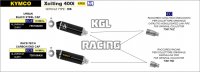 Arrow voor Kymco XCITING 400i 2017-2018 - Katalytisch gehomologeerde lik-pijp voor originele collector