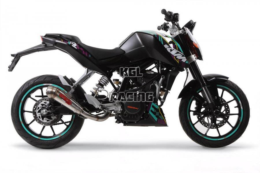 GPR for Ktm Duke 200 2012/16 Euro3 - Homologated with catalyst Slip-on - Powercone Evo - Click Image to Close