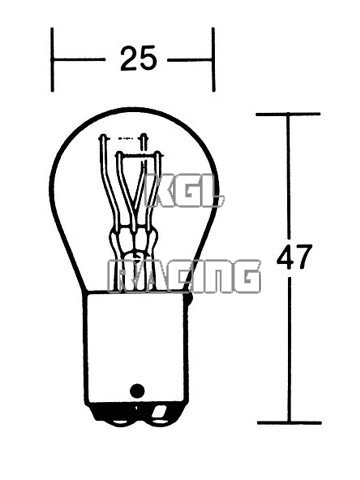 Ampoule 6V 21/5W BAY15D - Cliquez sur l'image pour la fermer