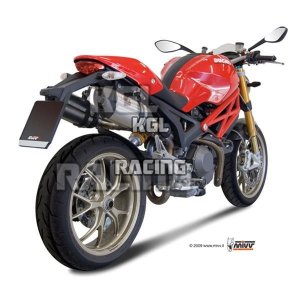 MIVV Dempers DUCATI MONSTER 796 10-> - SUONO STAINLESS STEEL carbon cap