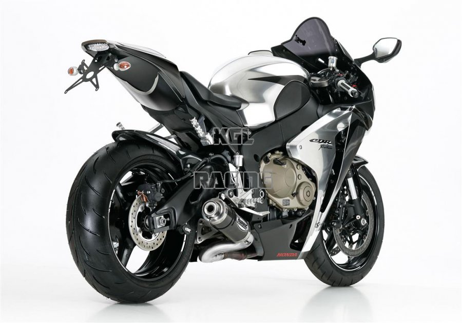 HURRIC for HONDA CBR1000RR (SC59) 2008-2013 - HURRIC Supersport slip on exhaust (4-1) super short - carbon - Click Image to Close